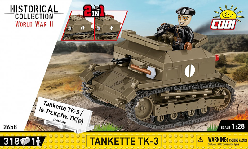 COBI 2658 Tankette TK-3 Box