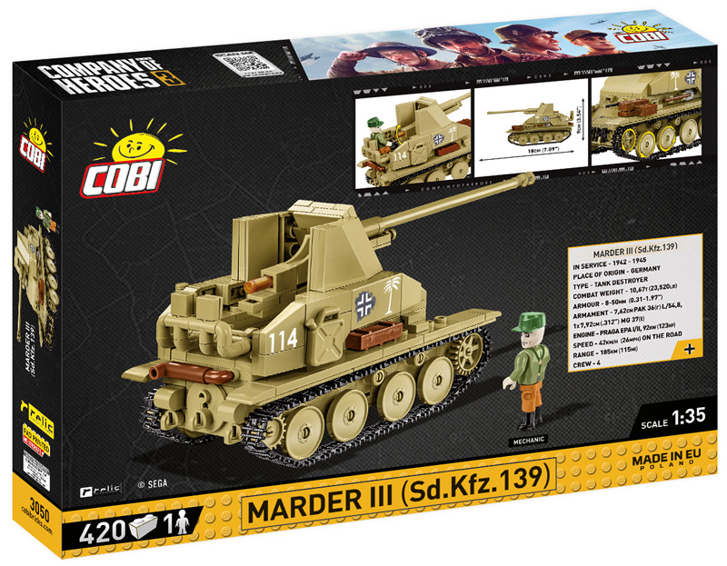 3050 COBI Marder III Company of Heroes 3 Box