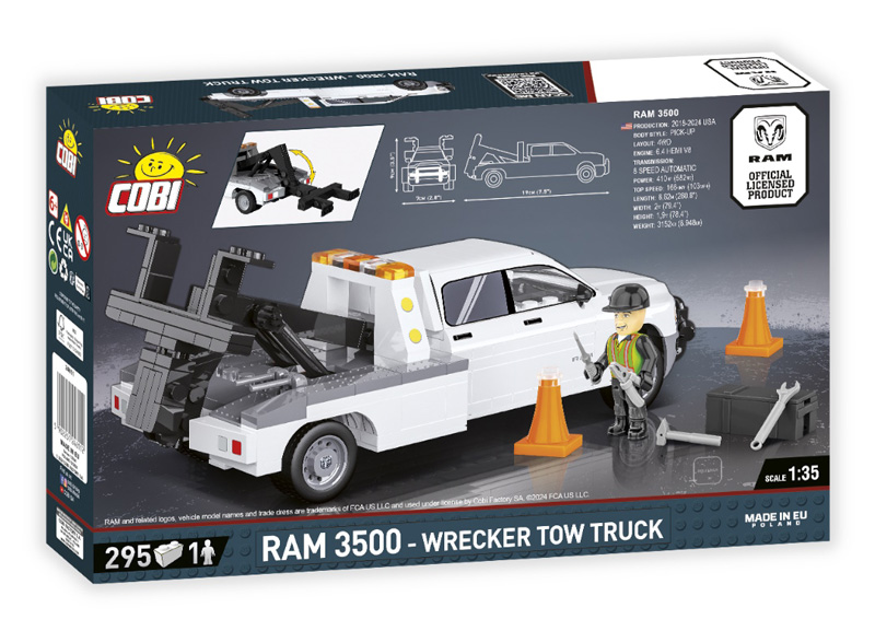 COBI RAM Tow Truck Abschlepper 24611 Box Back