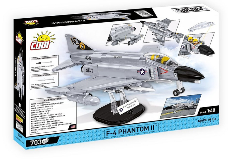 COBI 5897 F-4 Phantom II Box Back