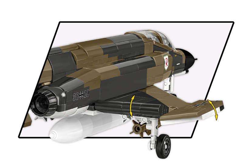 COBI 5898 F-4F Phantom II Deutsche Luftwaffe Set Detail