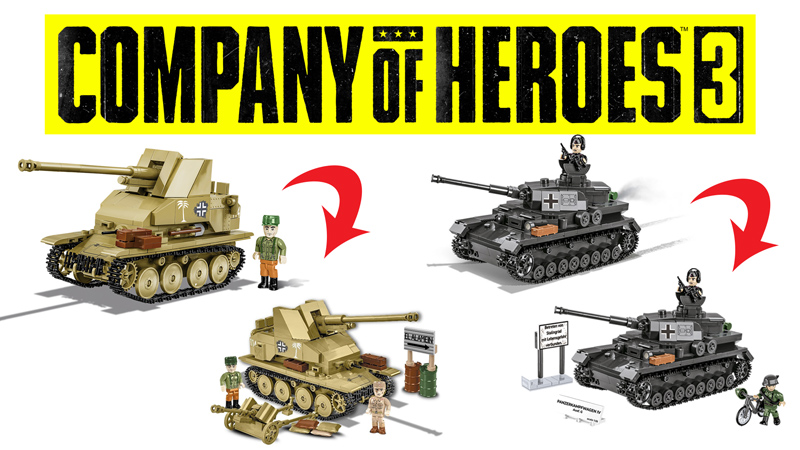 COBI Company of Heroes 3 Neuauflage Sets Vergleich Titel