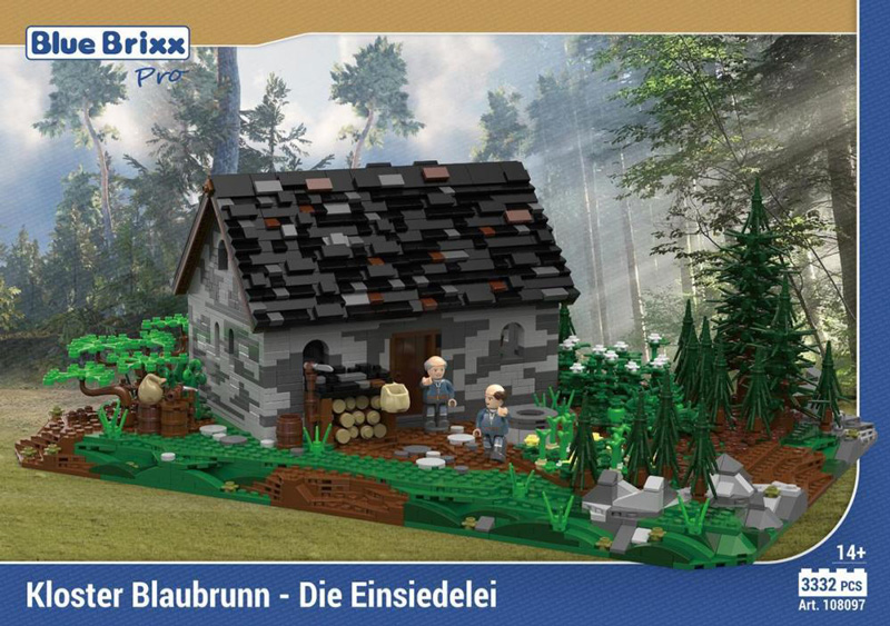 BlueBrixx Kloster Blaubrunn Einsiedelei 108097 Box