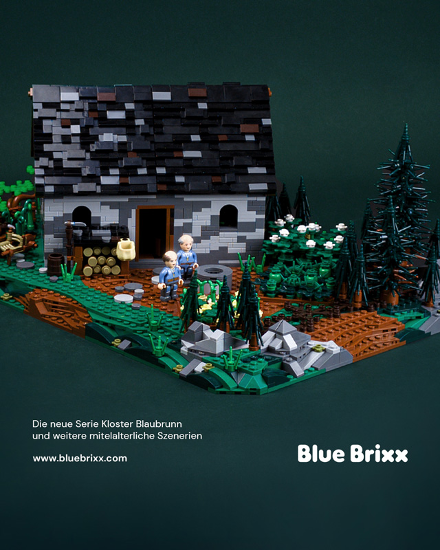 BlueBrixx Kloster Blaubrunn Einsiedelei 108097 Set