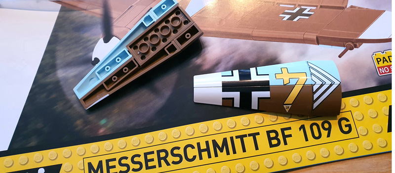 COBI Messerschmitt Bf 109 G 5761 Aufbau Prints