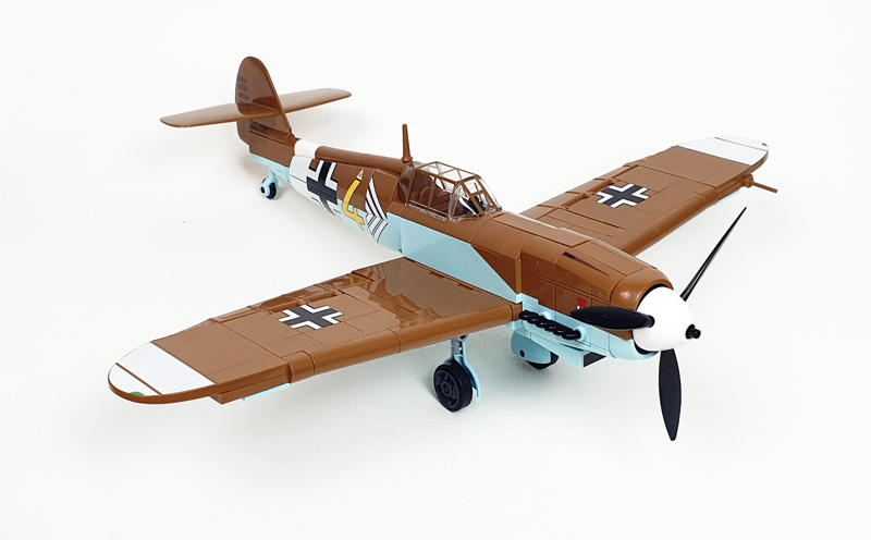 COBI Messerschmitt Bf 109 G 5761 Set aufgebaut