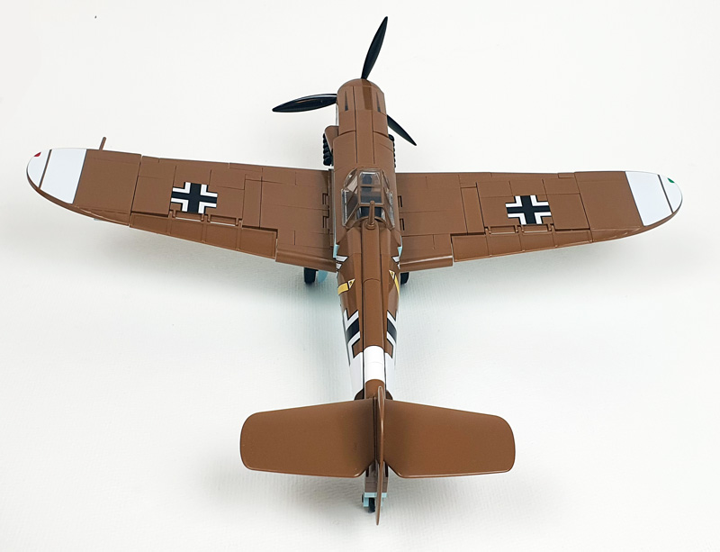 COBI Messerschmitt Bf 109 G 5761 Set aufgebaut