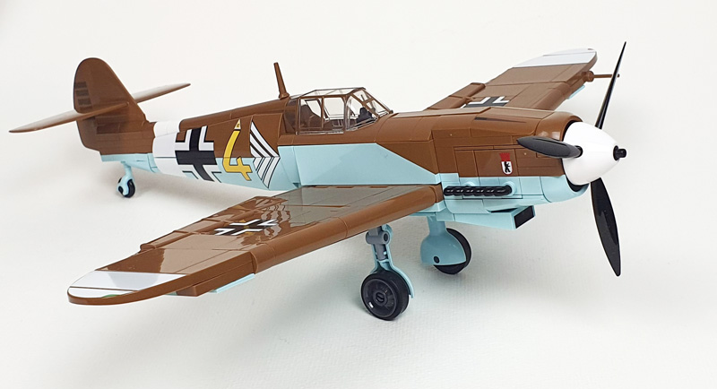 COBI Messerschmitt Bf 109 G 5761 Set aufgebaut