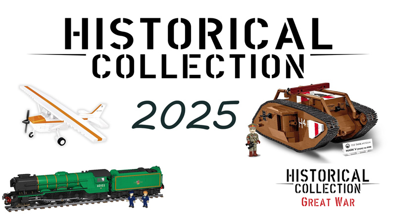 COBI Neuheiten 2025 Historical Collection und Co. Titel