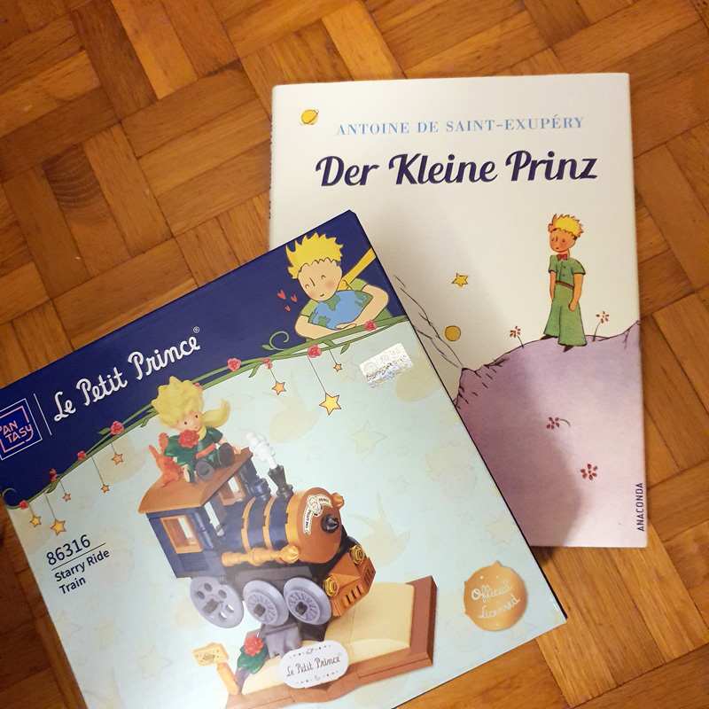 Pantasy der kleine Prinz Sternschnuppenfahrt Zug Buch und Box