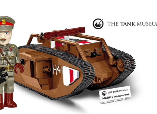 Neuauflage des COBI Mark V (Male) 2995 zunächst exklusiv für The Tank Museum