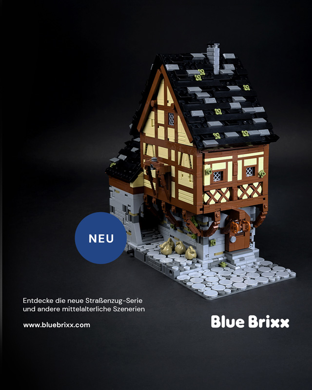 Bluebrixx Mittelalterlicher Straßenzug Backstube 108069