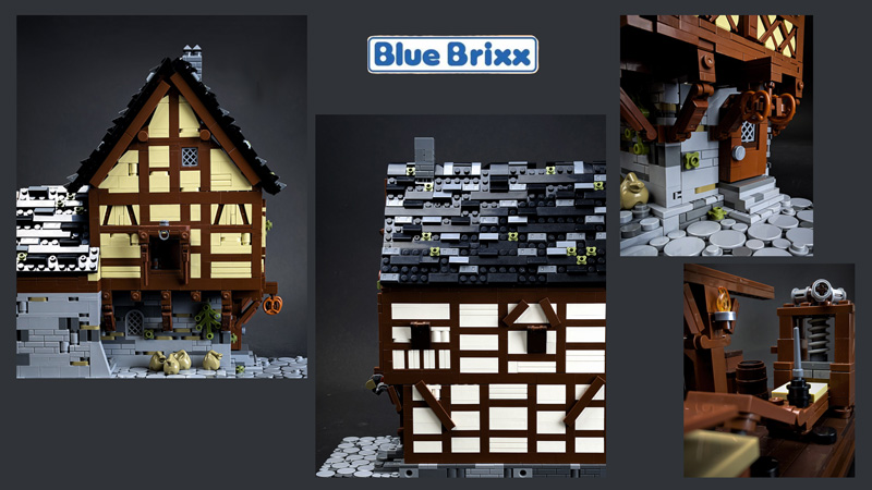 Bluebrixx mittelalterlicher Straßenzug Titel