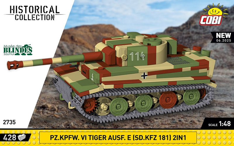 COBI 2735 Pz.Kppfw. VI Tiger Ausf. E