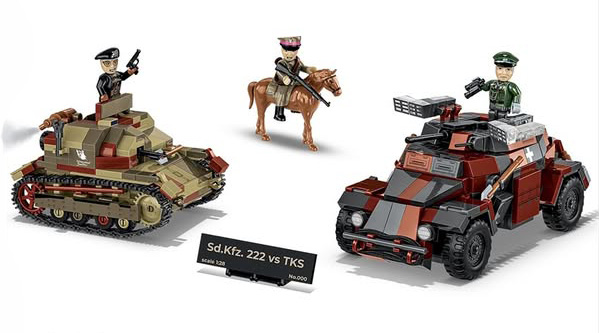 COBI 2656 Sd. kfz 222 vs TKS Limited Edition