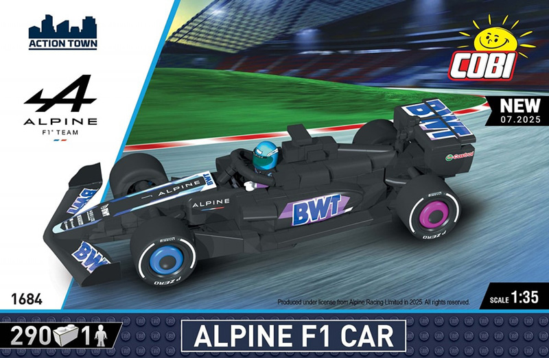 COBI 1684 F1 Alpine car