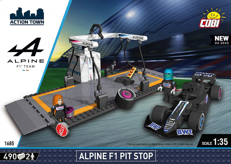 COBI 1685 Alpine F1 Pit Stop