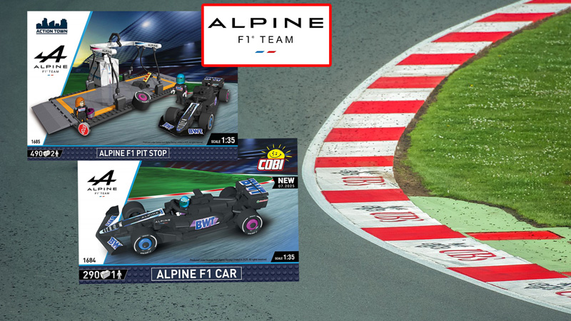 COBI F1 Alpine Team Lizenz Titel