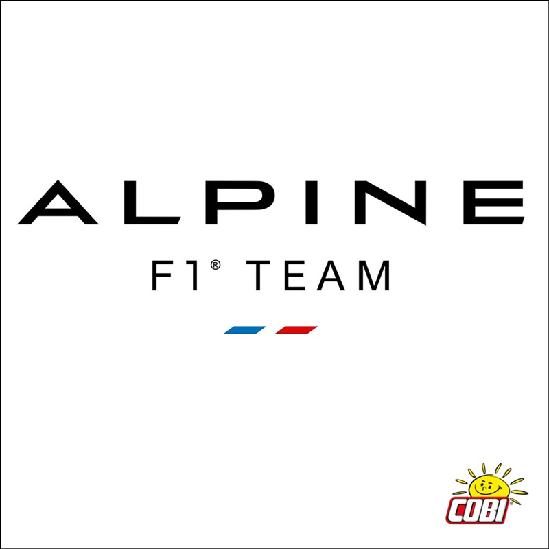 COBI F1 Alpine Ankündigung Lizenz