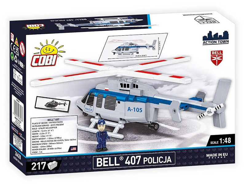 COBI 26628 Bell 407 Policja