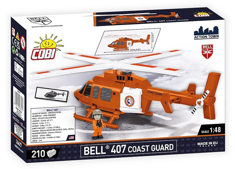 COBI 26627 Bell 407 Coast Guard