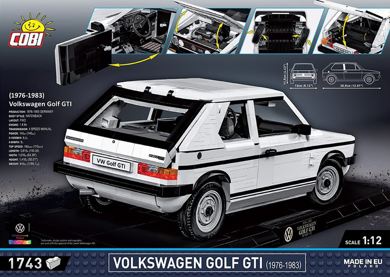 COBI Volkswagen Golf 24358 Box