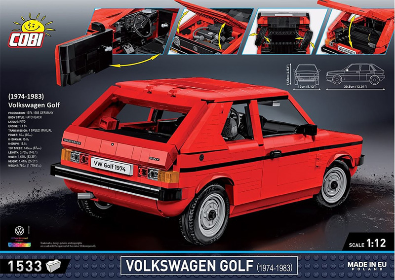 COBI Volkswagen Golf 24359 Box