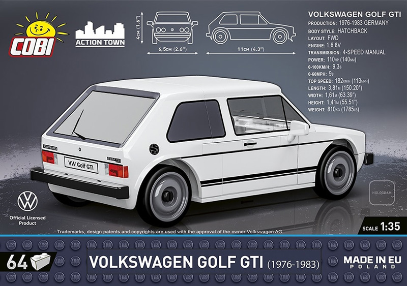 COBI Volkswagen Golf GTI 24614