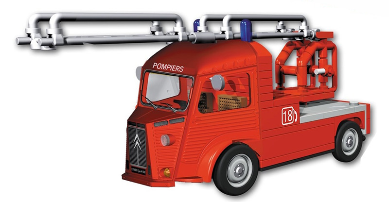 COBI 24628 Citroën Type H (1947-1981) Pompiers