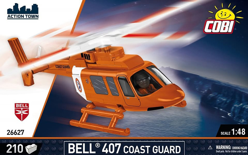 COBI Action Town 26627 Bell 407 Coast Guard