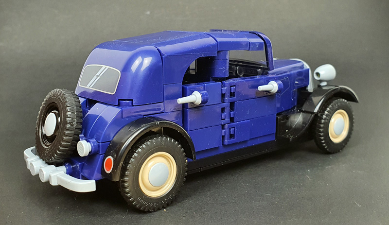 COBI Citroen Traction 7A 2263 aufgebaut Rückseite