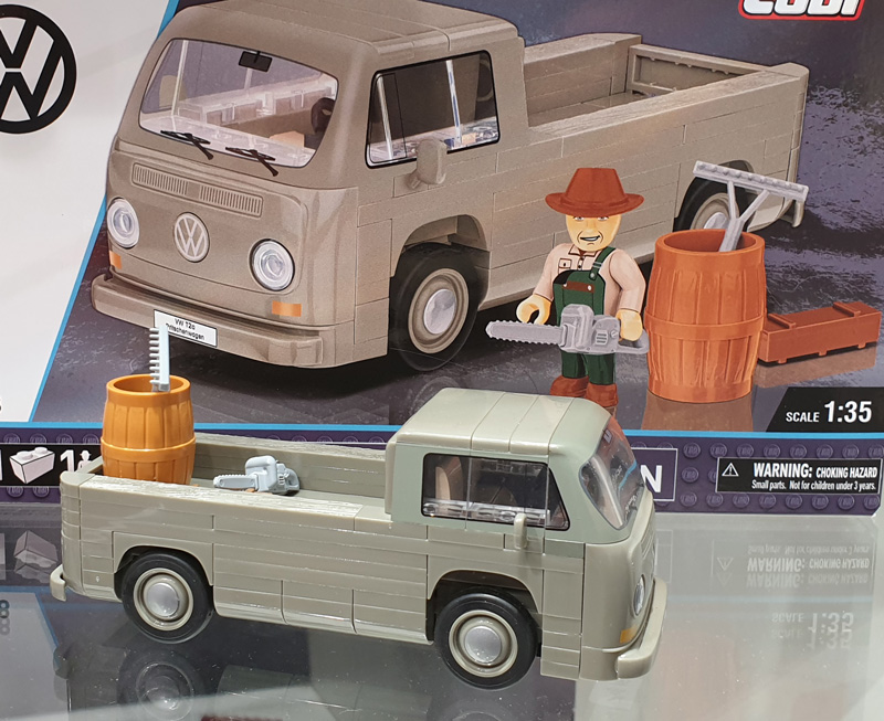 COBI Nürnberger Spielwarenmesse Volkswagen 24618 Pritschenwagen