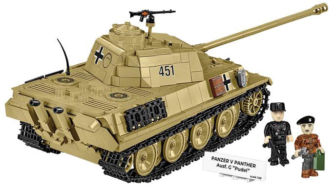 COBI 2655 Panzer V Ausf. G Pudel Set Rückseite