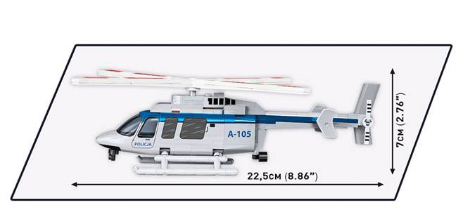 COBI 26628 Bell 407 Policja