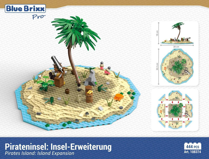 BlueBrixx Pirateninsel Erweiterung 108374 Box