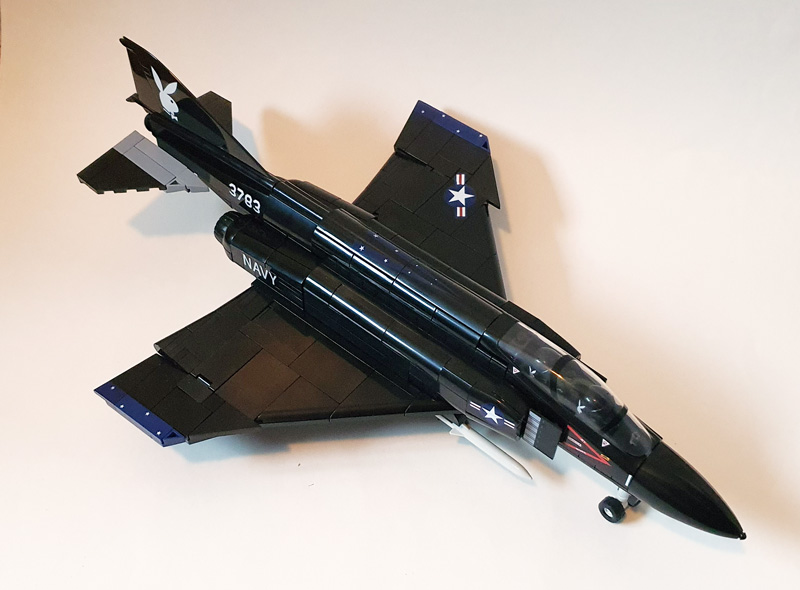 COBI 5899 F-4S Phantom II Black Bunny Review Set aufgebaut