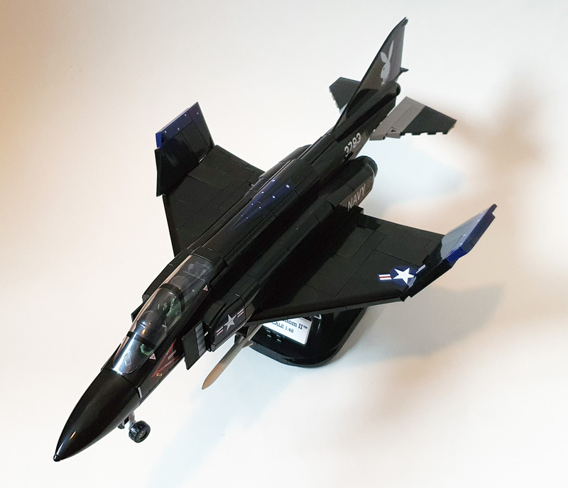 COBI 5899 F-4S Phantom II Black Bunny Review Set aufgebaut