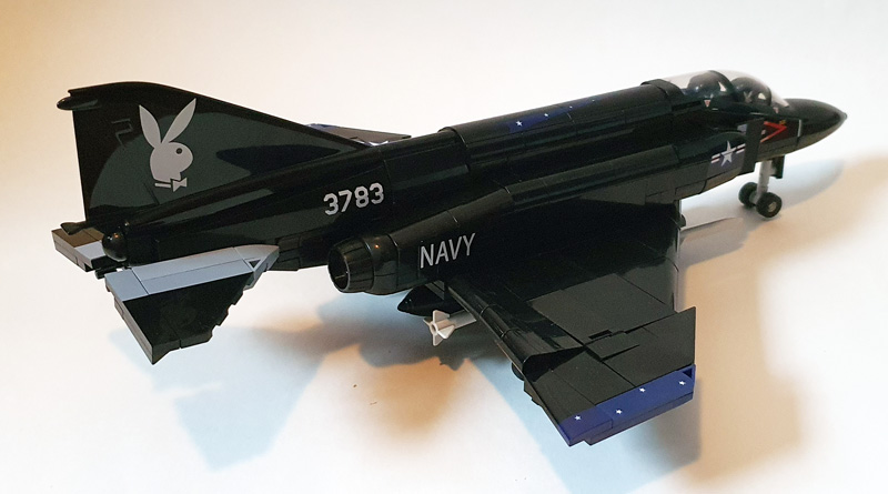 COBI 5899 F-4S Phantom II Black Bunny Review Set aufgebaut