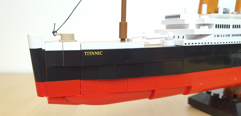 COBI Titanic 1680 Set aufgebaut