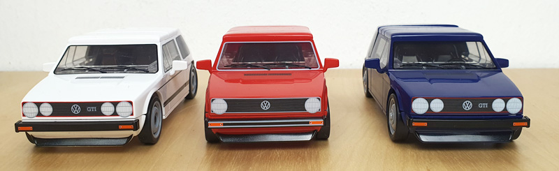 COBI Volkswagen Golf 241613 24614 24615 Set gebaut