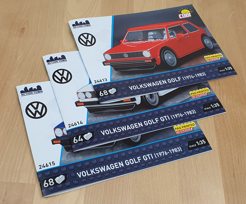 COBI Volkswagen Golf 241613 24614 24615 Bauanleitung