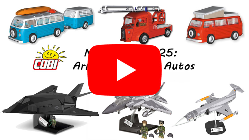 COBI Neuheiten Autos Armed Forces Titel Video