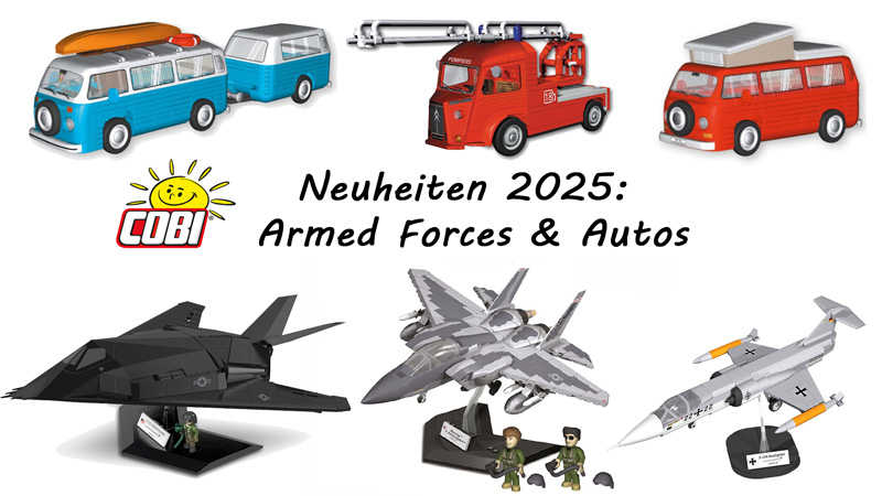 COBI Neuheiten Autos Armed Forces Titel