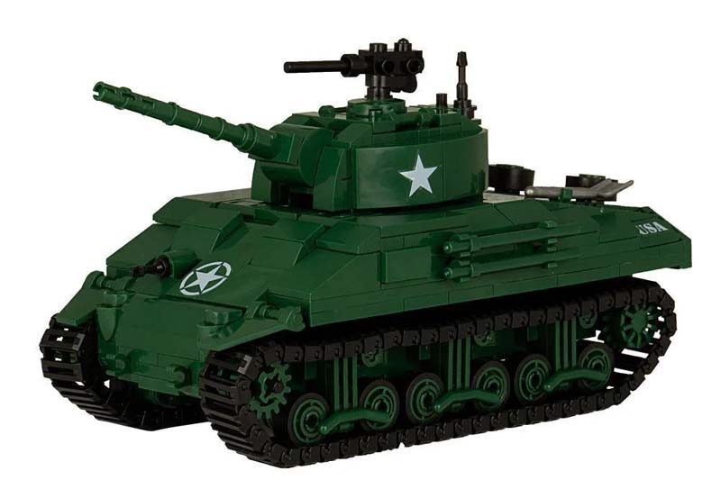 BlueBrixx Panzer Sherman M4A2 101309