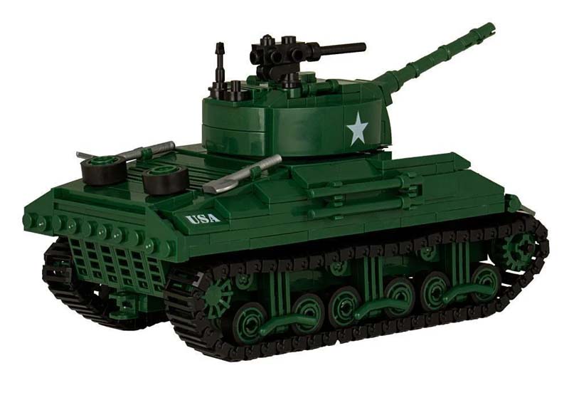 BlueBrixx Panzer Sherman M4A2 101309