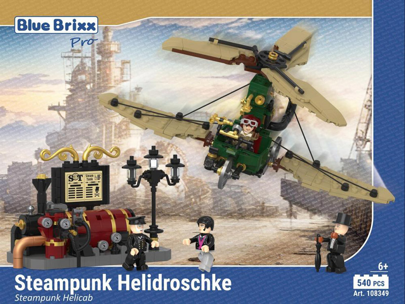 Bluebrixx Steampunk Helidroschke 108349