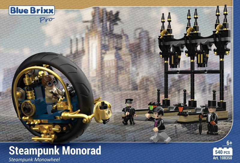 Bluebrixx Steampunk Monowheel 108350