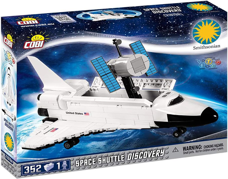 COBI Smithsonian Space Shuttle Discovery 21076A Box