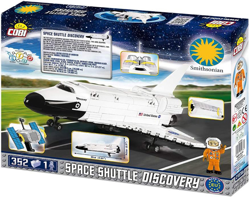 COBI Smithsonian Space Shuttle Discovery 21076A Box