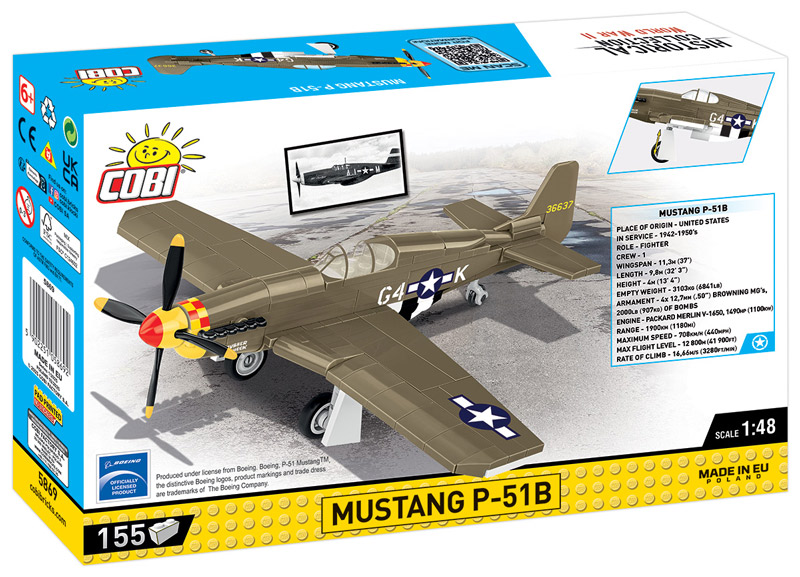 COBI Mustang P-51B 5869